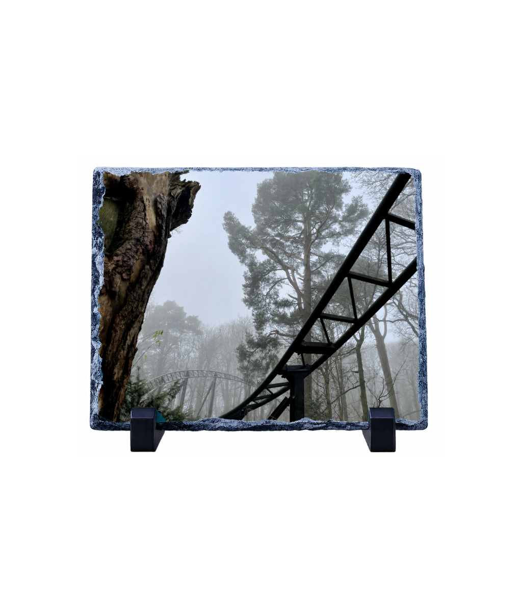 Th13teen in the Mist Photo Slate 8 × 6 Inch